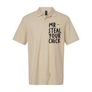 Mr. Steal Your Chick Hunting Baby Chicken Hunting Eggs Softstyle Adult Sport Polo