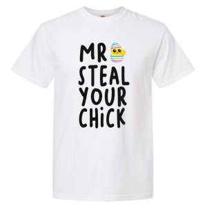 Mr. Steal Your Chick Hunting Baby Chicken Hunting Eggs Garment-Dyed Heavyweight T-Shirt