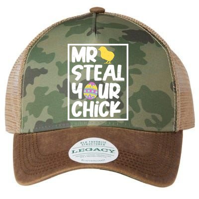 Mr Steal Your Chick Funny Chicken Egg Legacy Tie Dye Trucker Hat