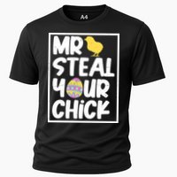 Mr Steal Your Chick Funny Chicken Egg Cooling Performance Crew T-Shirt