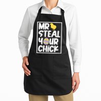 Mr Steal Your Chick Funny Chicken Egg Apron