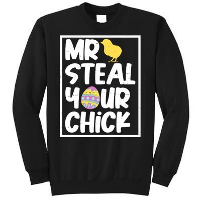 Mr Steal Your Chick Funny Chicken Egg Sweatshirt