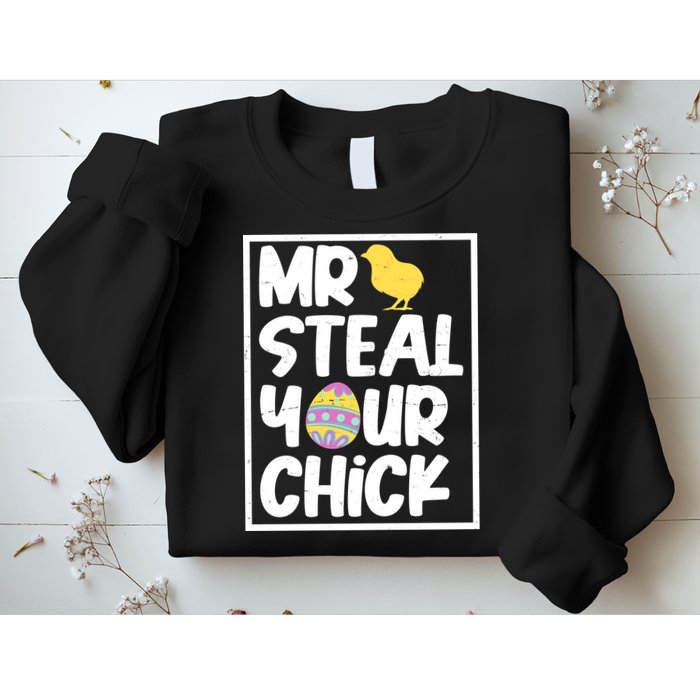 Mr Steal Your Chick Funny Chicken Egg Sweatshirt