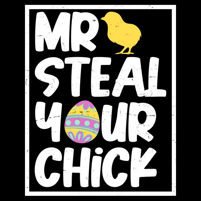 Mr Steal Your Chick Funny Chicken Egg 7-Panel Snapback Hat