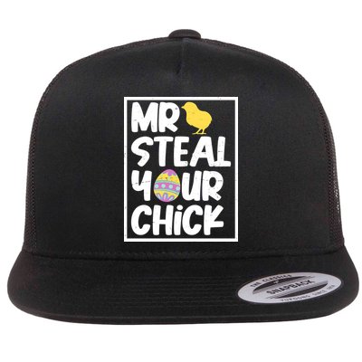 Mr Steal Your Chick Funny Chicken Egg Flatbill Hat