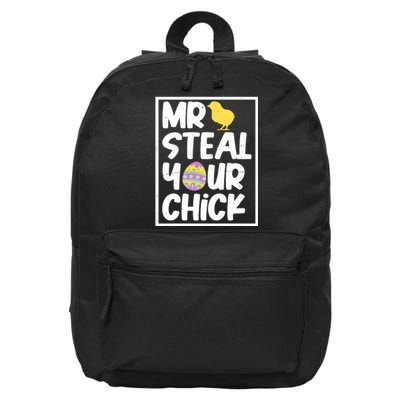 Mr Steal Your Chick Funny Chicken Egg 16 in Basic Backpack