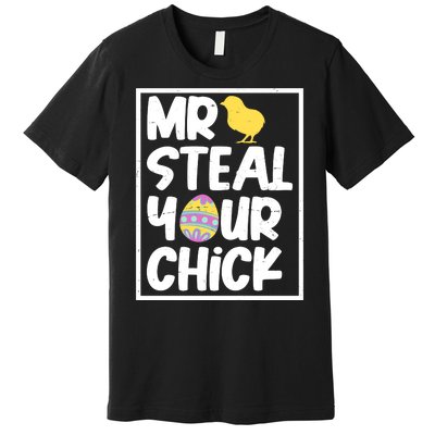 Mr Steal Your Chick Funny Chicken Egg Premium T-Shirt