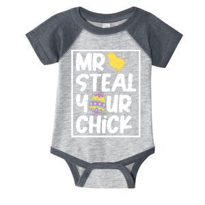 Mr Steal Your Chick Funny Chicken Egg Infant Baby Jersey Bodysuit