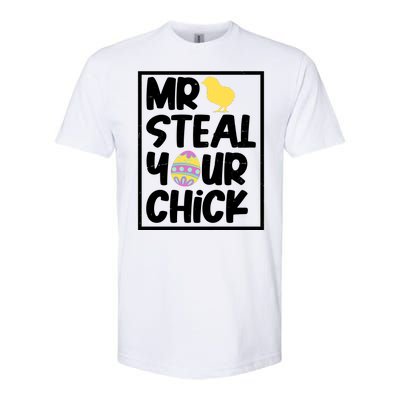 Mr Steal Your Chick Funny Chicken Egg Softstyle® CVC T-Shirt