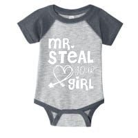 Mr Steal Your Girl Hearts Boy Son Brother Fun Valentines Day Infant Baby Jersey Bodysuit