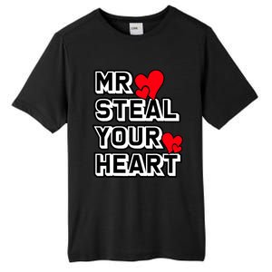 Mr Steal Your Heart Valentines Day Funny V Day Boy Tall Fusion ChromaSoft Performance T-Shirt