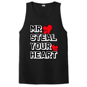 Mr Steal Your Heart Valentines Day Funny V Day Boy PosiCharge Competitor Tank