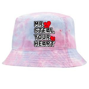 Mr Steal Your Heart Valentines Day Funny V Day Boy Tie-Dyed Bucket Hat