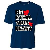 Mr Steal Your Heart Valentines Day Funny V Day Boy Cooling Performance Crew T-Shirt