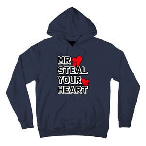 Mr Steal Your Heart Valentines Day Funny V Day Boy Tall Hoodie