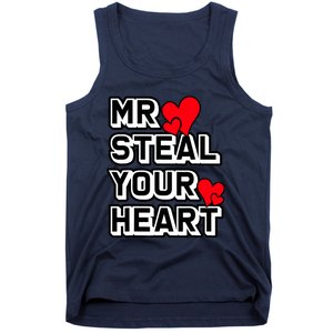 Mr Steal Your Heart Valentines Day Funny V Day Boy Tank Top