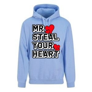 Mr Steal Your Heart Valentines Day Funny V Day Boy Unisex Surf Hoodie