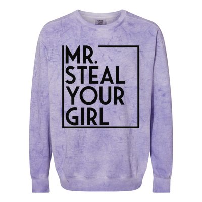 Mr. Steal Your Valentine's Day Gift Funny Children Colorblast Crewneck Sweatshirt