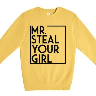 Mr. Steal Your Valentine's Day Gift Funny Children Premium Crewneck Sweatshirt