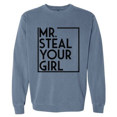 Mr. Steal Your Valentine's Day Gift Funny Children Garment-Dyed Sweatshirt