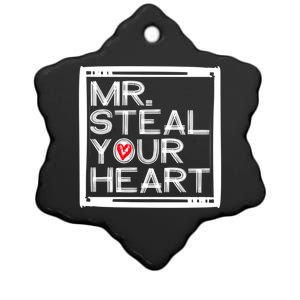 Mr Steal Your Heart Gift Ceramic Star Ornament