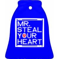 Mr Steal Your Heart Gift Ceramic Bell Ornament