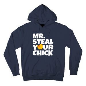 Mr Steal Your Chick Easter Chicken Egg Hunting Tall Hoodie