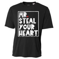 Mr Steal Your Heart Valentines Day Funny Vday Cooling Performance Crew T-Shirt