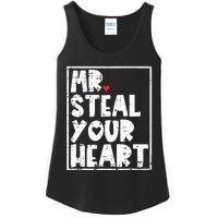 Mr Steal Your Heart Valentines Day Funny Vday Ladies Essential Tank