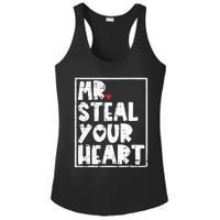 Mr Steal Your Heart Valentines Day Funny Vday Ladies PosiCharge Competitor Racerback Tank