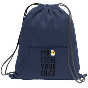 Mr. Steal Your Chick Hunting Baby Chicken Hunting Eggs Sweatshirt Cinch Pack Bag