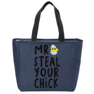 Mr. Steal Your Chick Hunting Baby Chicken Hunting Eggs Zip Tote Bag