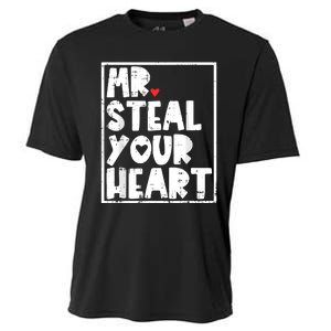 Mr Steal Your Heart Valentines Day Funny Cooling Performance Crew T-Shirt