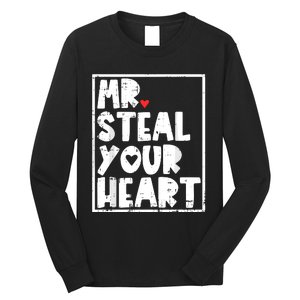 Mr Steal Your Heart Valentines Day Funny Long Sleeve Shirt