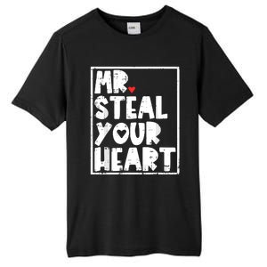 Mr Steal Your Heart Valentines Day Funny Tall Fusion ChromaSoft Performance T-Shirt