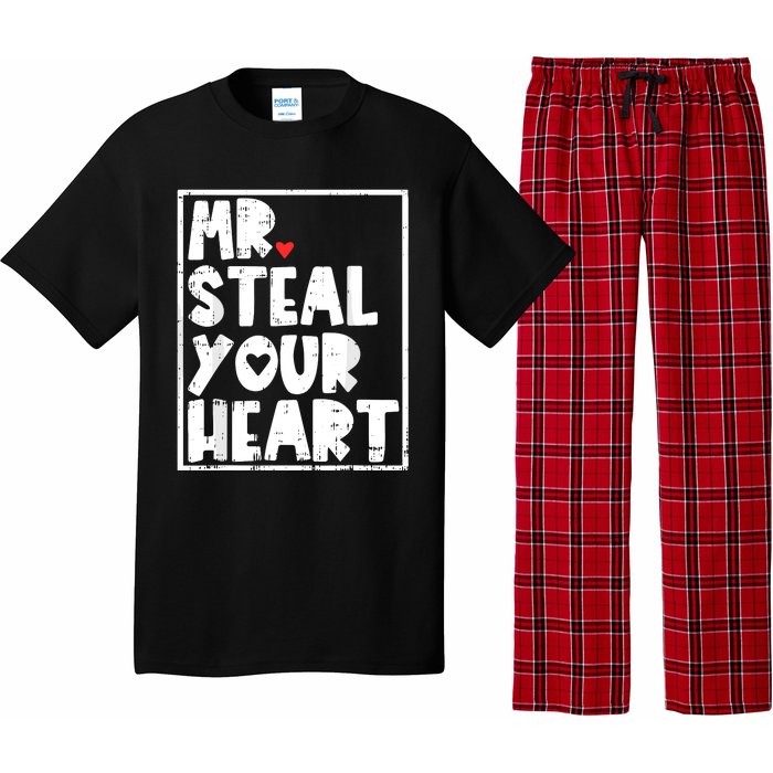 Mr Steal Your Heart Valentines Day Funny Pajama Set