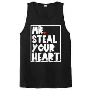 Mr Steal Your Heart Valentines Day Funny PosiCharge Competitor Tank