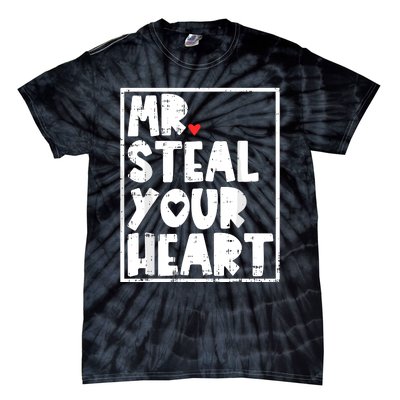 Mr Steal Your Heart Valentines Day Funny Tie-Dye T-Shirt