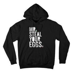 Mr Steal Your Eggs Funny Easter Matching Family Tall Hoodie