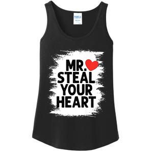 Mr Steal Your Heart Valentines Day Funny Love Ladies Essential Tank