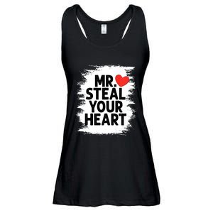 Mr Steal Your Heart Valentines Day Funny Love Ladies Essential Flowy Tank