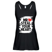 Mr Steal Your Heart Valentines Day Funny Love Ladies Essential Flowy Tank