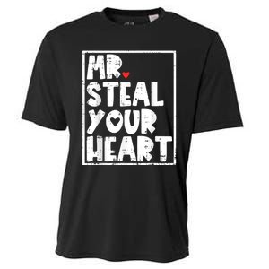 Mr Steal Your Heart Valentines Day Funny Vday Cooling Performance Crew T-Shirt