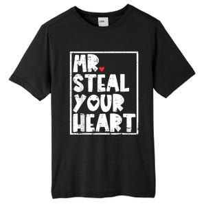 Mr Steal Your Heart Valentines Day Funny Vday Tall Fusion ChromaSoft Performance T-Shirt