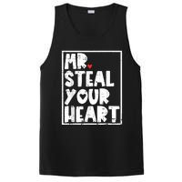 Mr Steal Your Heart Valentines Day Funny Vday PosiCharge Competitor Tank