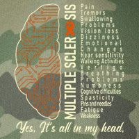 Multiple Sclerosis Yes It's All In My Head Brain Circuit Legacy Tie Dye Trucker Hat