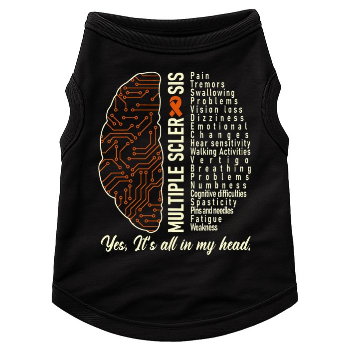 Multiple Sclerosis Yes It's All In My Head Brain Circuit Doggie Tank