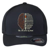 Multiple Sclerosis Yes It's All In My Head Brain Circuit Flexfit Unipanel Trucker Cap