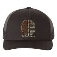 Multiple Sclerosis Yes It's All In My Head Brain Circuit Yupoong Adult 5-Panel Trucker Hat