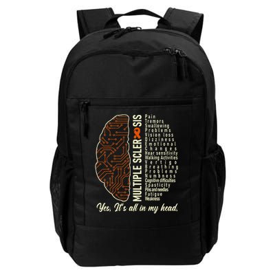 Multiple Sclerosis Yes It's All In My Head Brain Circuit Backpack